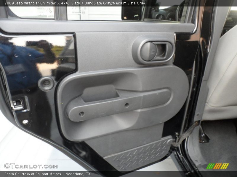Black / Dark Slate Gray/Medium Slate Gray 2009 Jeep Wrangler Unlimited X 4x4