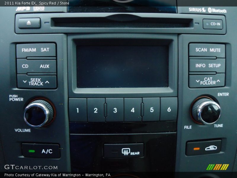 Spicy Red / Stone 2011 Kia Forte EX