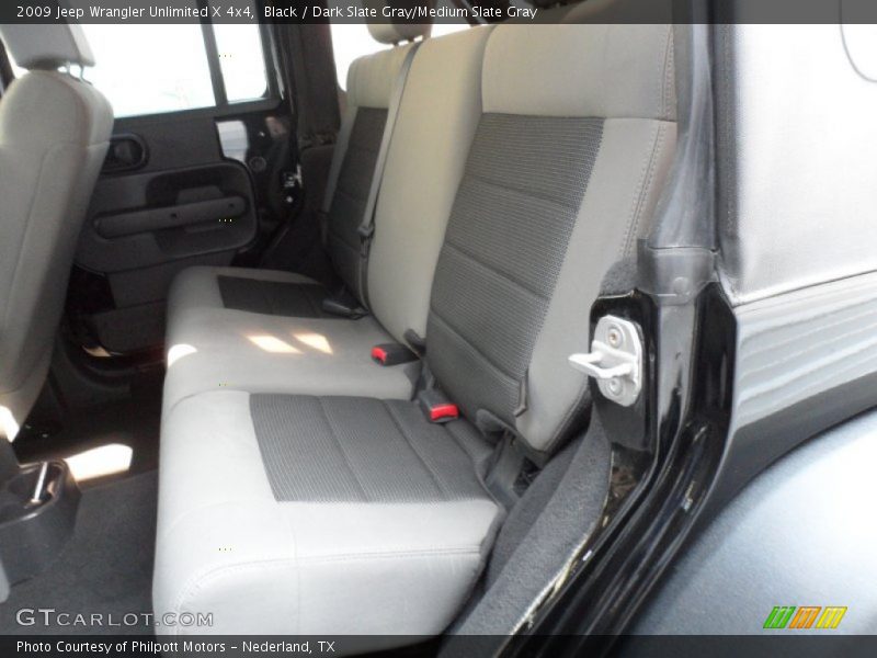 Black / Dark Slate Gray/Medium Slate Gray 2009 Jeep Wrangler Unlimited X 4x4