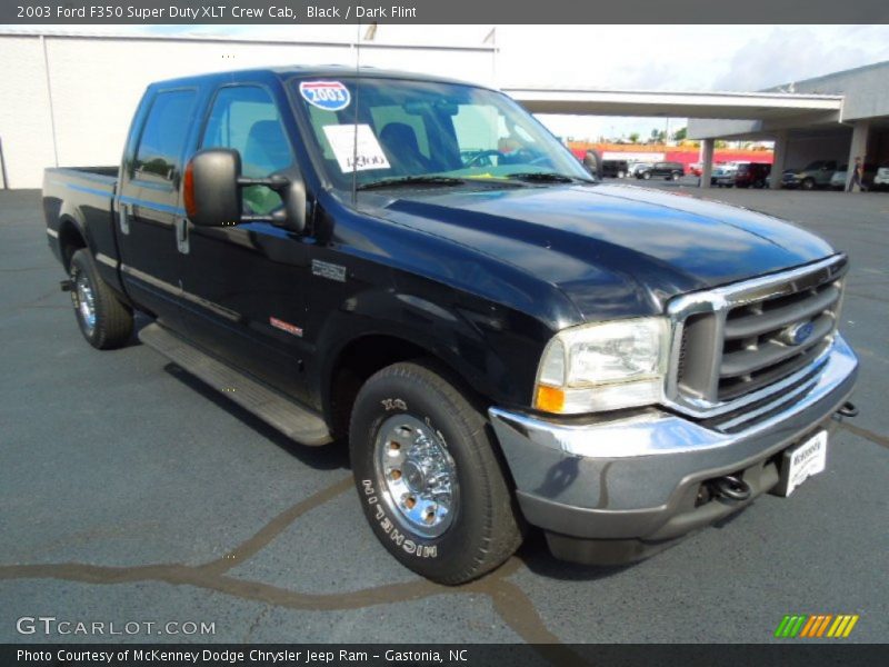 Black / Dark Flint 2003 Ford F350 Super Duty XLT Crew Cab