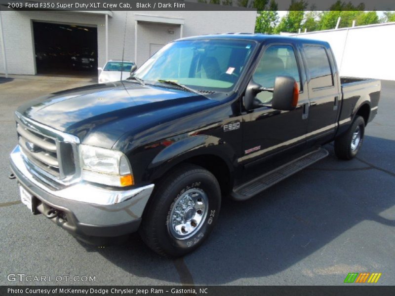 Black / Dark Flint 2003 Ford F350 Super Duty XLT Crew Cab