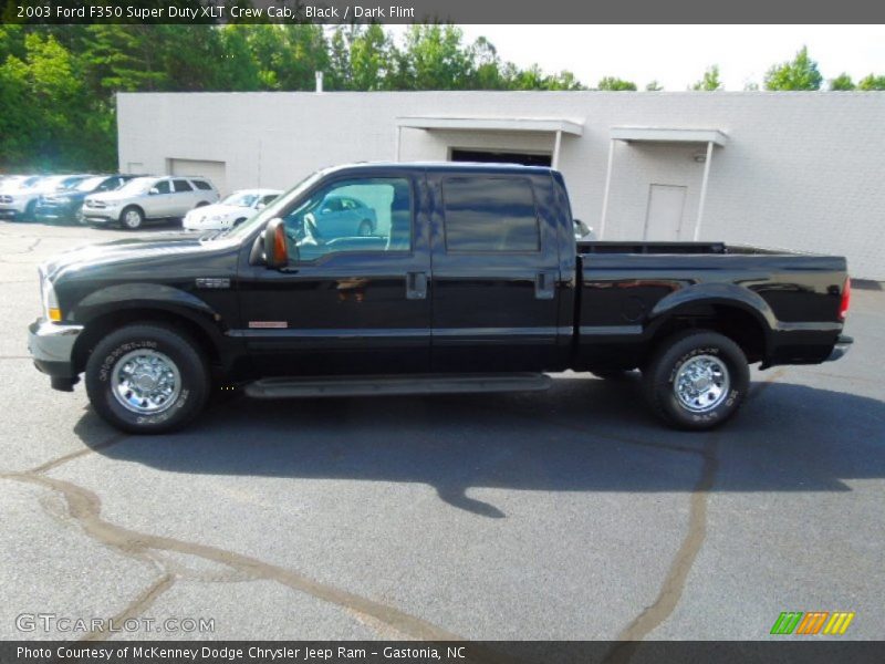 Black / Dark Flint 2003 Ford F350 Super Duty XLT Crew Cab