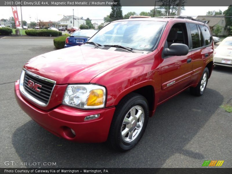 Magnetic Red Metallic / Medium Pewter 2003 GMC Envoy SLE 4x4