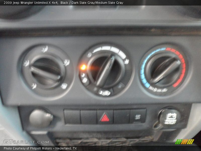 Black / Dark Slate Gray/Medium Slate Gray 2009 Jeep Wrangler Unlimited X 4x4