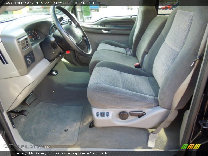Black / Dark Flint 2003 Ford F350 Super Duty XLT Crew Cab