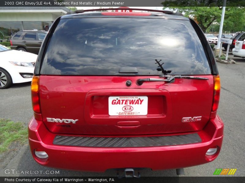 Magnetic Red Metallic / Medium Pewter 2003 GMC Envoy SLE 4x4