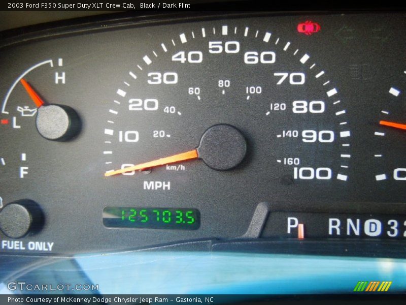 Black / Dark Flint 2003 Ford F350 Super Duty XLT Crew Cab