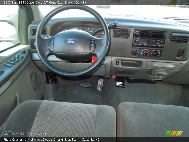 Black / Dark Flint 2003 Ford F350 Super Duty XLT Crew Cab
