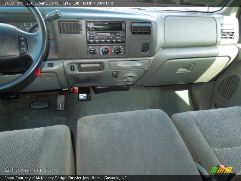 Black / Dark Flint 2003 Ford F350 Super Duty XLT Crew Cab