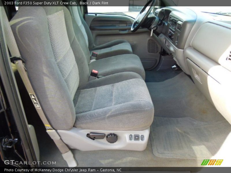 Black / Dark Flint 2003 Ford F350 Super Duty XLT Crew Cab