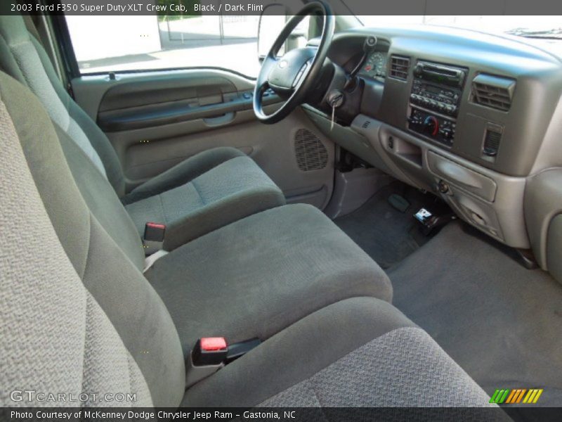 Black / Dark Flint 2003 Ford F350 Super Duty XLT Crew Cab