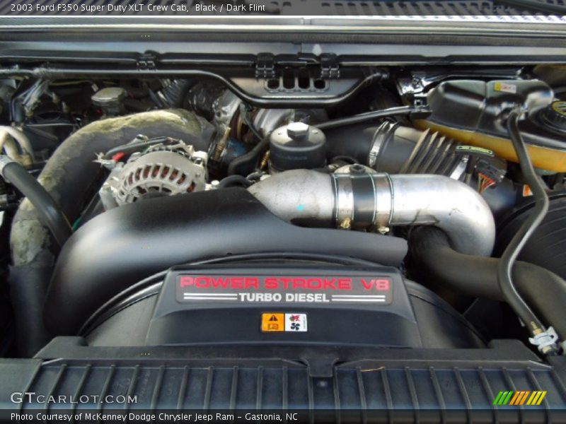 Black / Dark Flint 2003 Ford F350 Super Duty XLT Crew Cab
