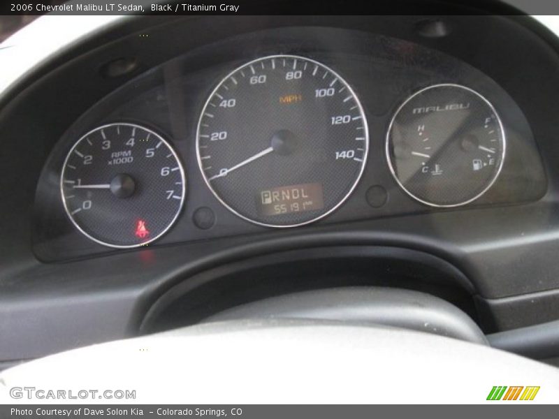 Black / Titanium Gray 2006 Chevrolet Malibu LT Sedan