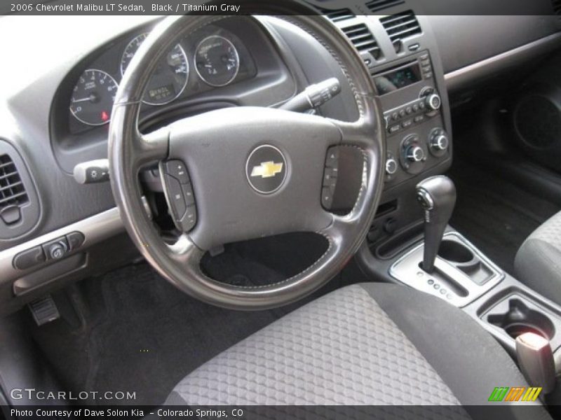 Black / Titanium Gray 2006 Chevrolet Malibu LT Sedan