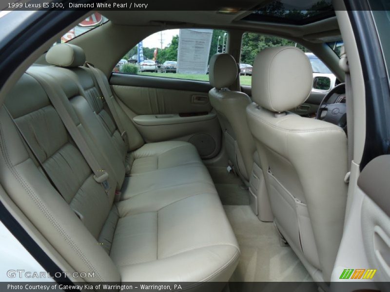 Rear Seat of 1999 ES 300