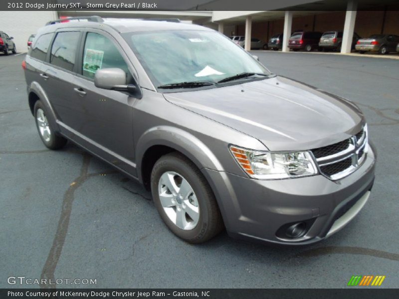 Storm Grey Pearl / Black 2012 Dodge Journey SXT