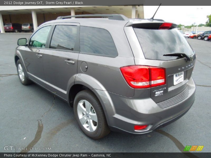 Storm Grey Pearl / Black 2012 Dodge Journey SXT