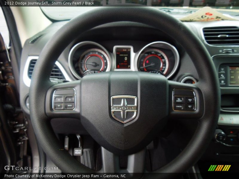 Storm Grey Pearl / Black 2012 Dodge Journey SXT