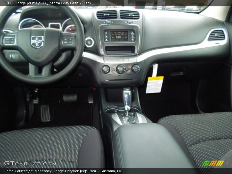 Storm Grey Pearl / Black 2012 Dodge Journey SXT