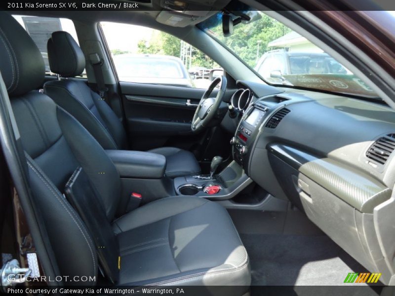 Dark Cherry / Black 2011 Kia Sorento SX V6
