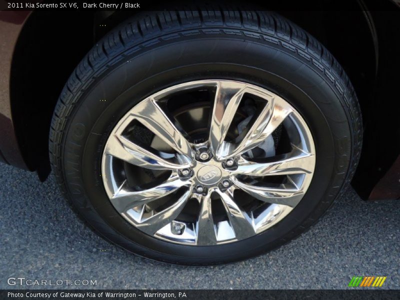 Dark Cherry / Black 2011 Kia Sorento SX V6