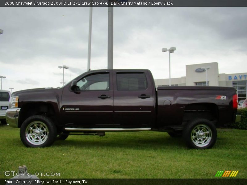 Dark Cherry Metallic / Ebony Black 2008 Chevrolet Silverado 2500HD LT Z71 Crew Cab 4x4