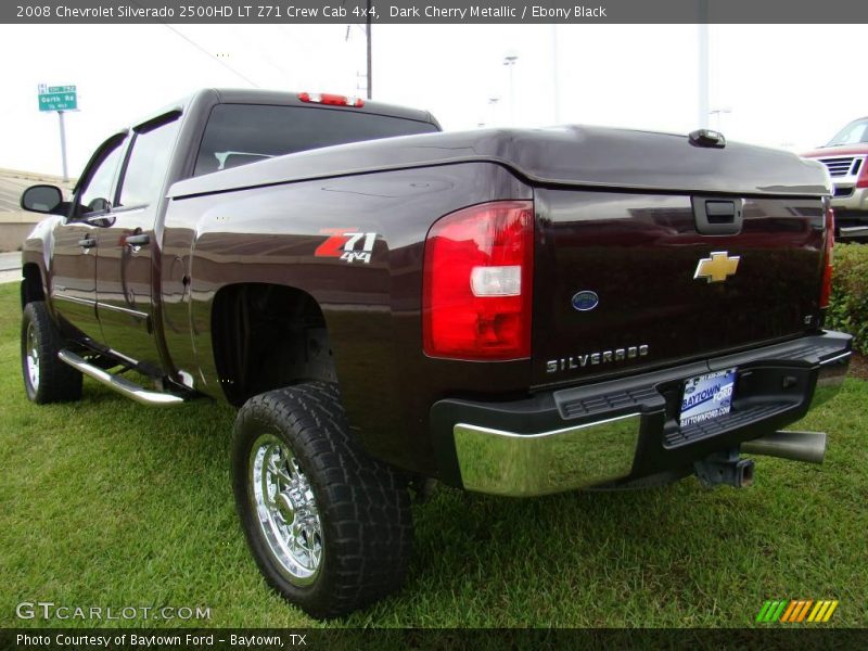 Dark Cherry Metallic / Ebony Black 2008 Chevrolet Silverado 2500HD LT Z71 Crew Cab 4x4