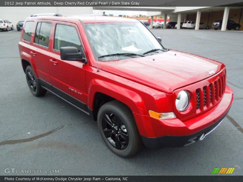 Deep Cherry Red Crystal Pearl / Dark Slate Gray 2012 Jeep Patriot Altitude