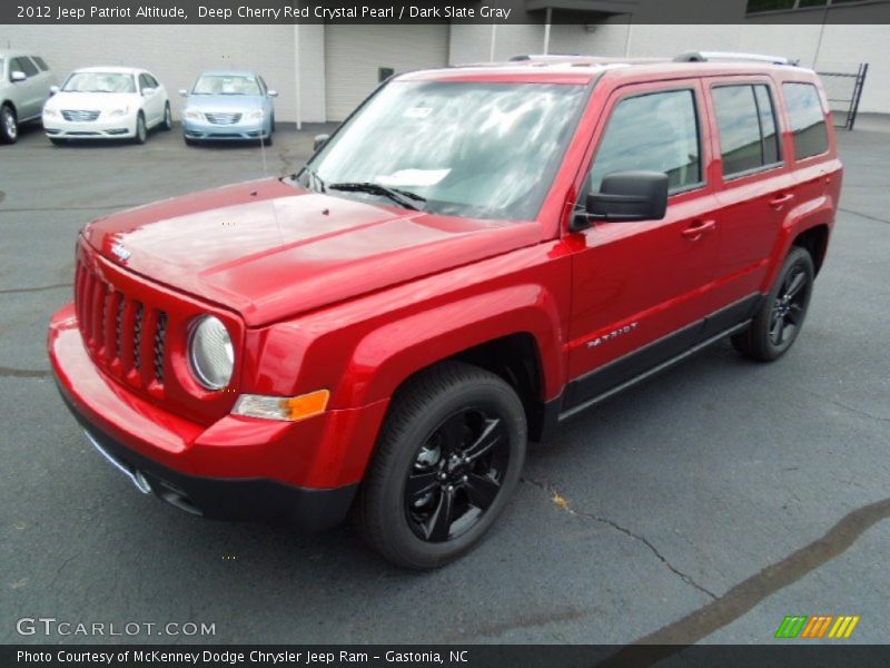 Deep Cherry Red Crystal Pearl / Dark Slate Gray 2012 Jeep Patriot Altitude