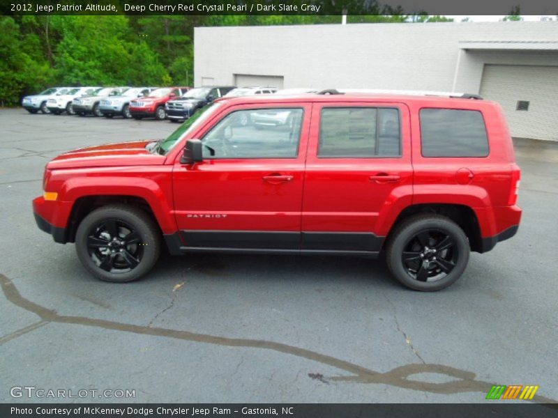 Deep Cherry Red Crystal Pearl / Dark Slate Gray 2012 Jeep Patriot Altitude