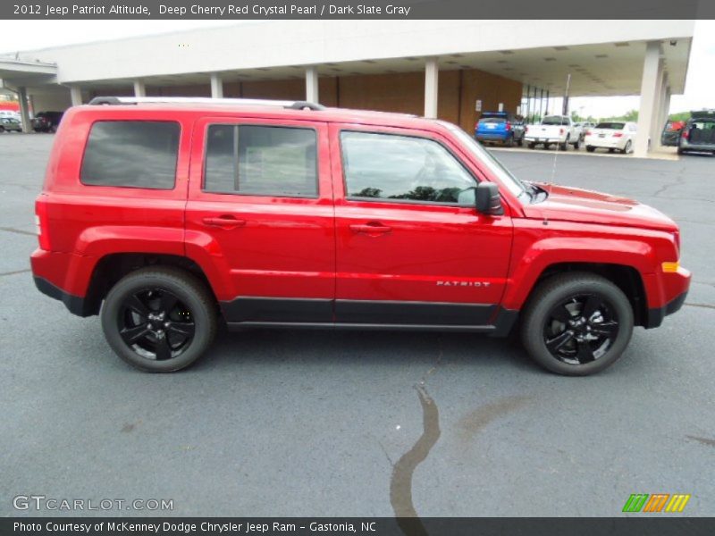 Deep Cherry Red Crystal Pearl / Dark Slate Gray 2012 Jeep Patriot Altitude