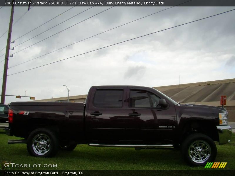 Dark Cherry Metallic / Ebony Black 2008 Chevrolet Silverado 2500HD LT Z71 Crew Cab 4x4
