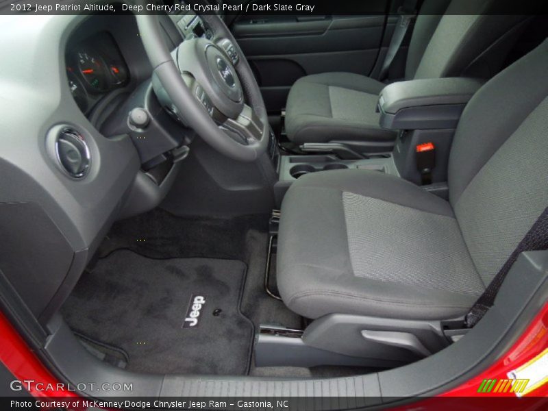 Deep Cherry Red Crystal Pearl / Dark Slate Gray 2012 Jeep Patriot Altitude
