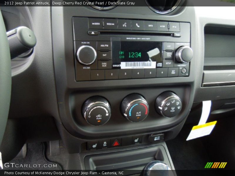 Deep Cherry Red Crystal Pearl / Dark Slate Gray 2012 Jeep Patriot Altitude