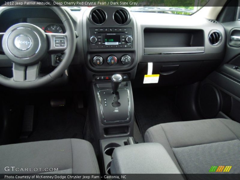 Deep Cherry Red Crystal Pearl / Dark Slate Gray 2012 Jeep Patriot Altitude