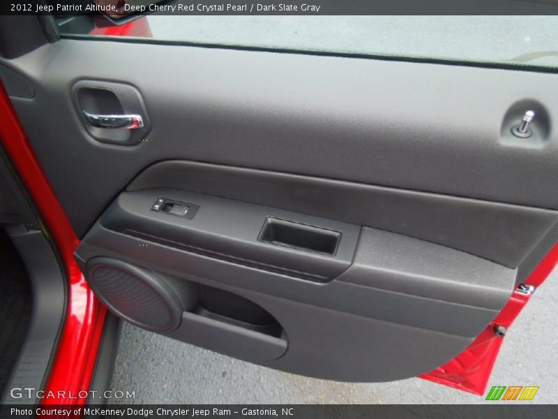 Deep Cherry Red Crystal Pearl / Dark Slate Gray 2012 Jeep Patriot Altitude