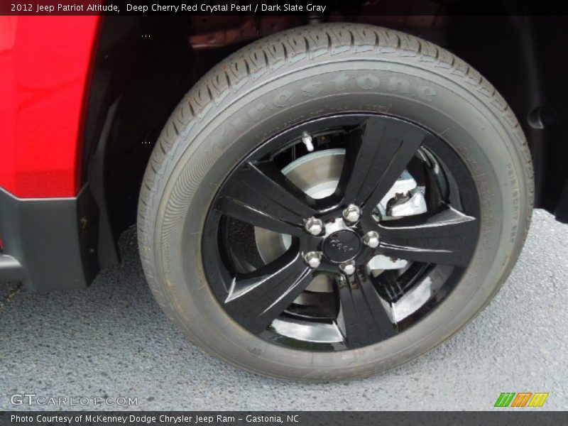 Deep Cherry Red Crystal Pearl / Dark Slate Gray 2012 Jeep Patriot Altitude