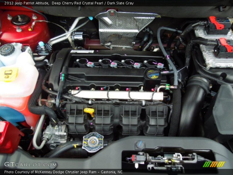Deep Cherry Red Crystal Pearl / Dark Slate Gray 2012 Jeep Patriot Altitude