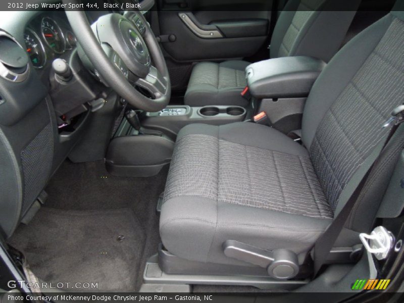 Black / Black 2012 Jeep Wrangler Sport 4x4