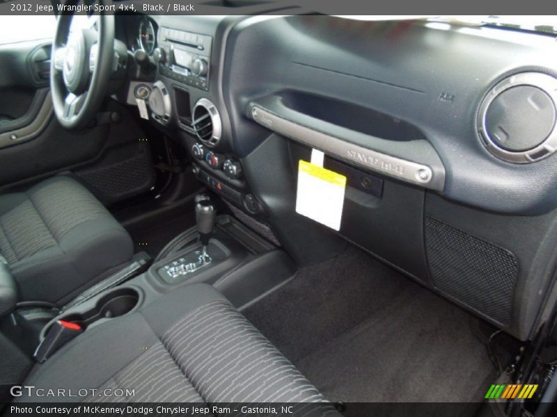 Black / Black 2012 Jeep Wrangler Sport 4x4