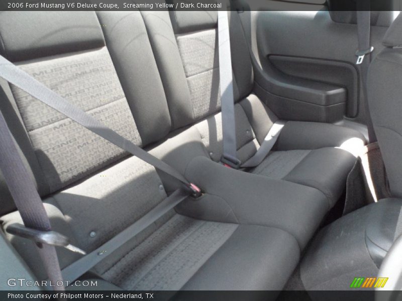 Rear Seat of 2006 Mustang V6 Deluxe Coupe