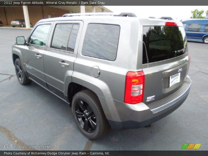 Mineral Gray Metallic / Dark Slate Gray 2012 Jeep Patriot Altitude