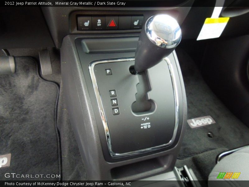  2012 Patriot Altitude CVT II Automatic Shifter