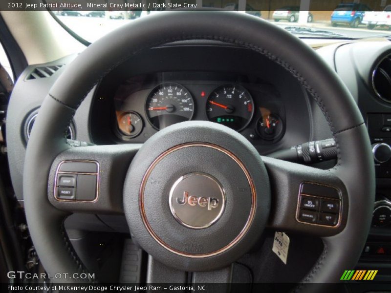 Mineral Gray Metallic / Dark Slate Gray 2012 Jeep Patriot Altitude