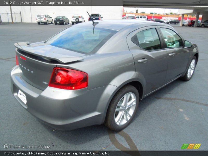 Tungsten Metallic / Black 2012 Dodge Avenger SXT