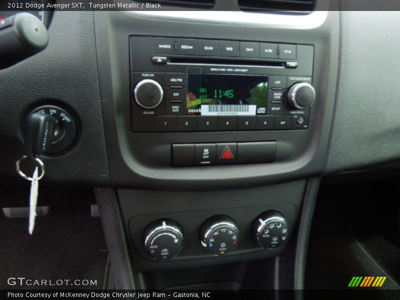 Tungsten Metallic / Black 2012 Dodge Avenger SXT