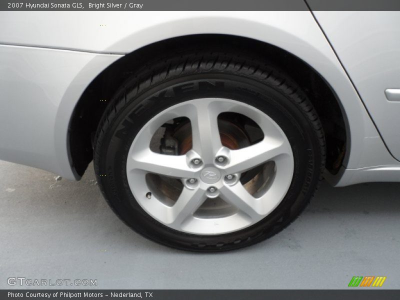 Bright Silver / Gray 2007 Hyundai Sonata GLS