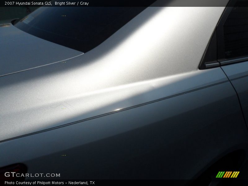 Bright Silver / Gray 2007 Hyundai Sonata GLS