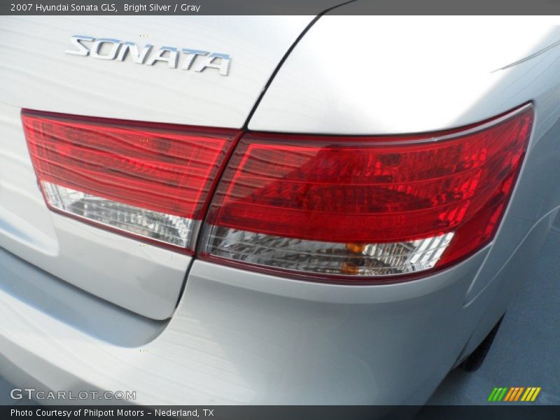 Bright Silver / Gray 2007 Hyundai Sonata GLS