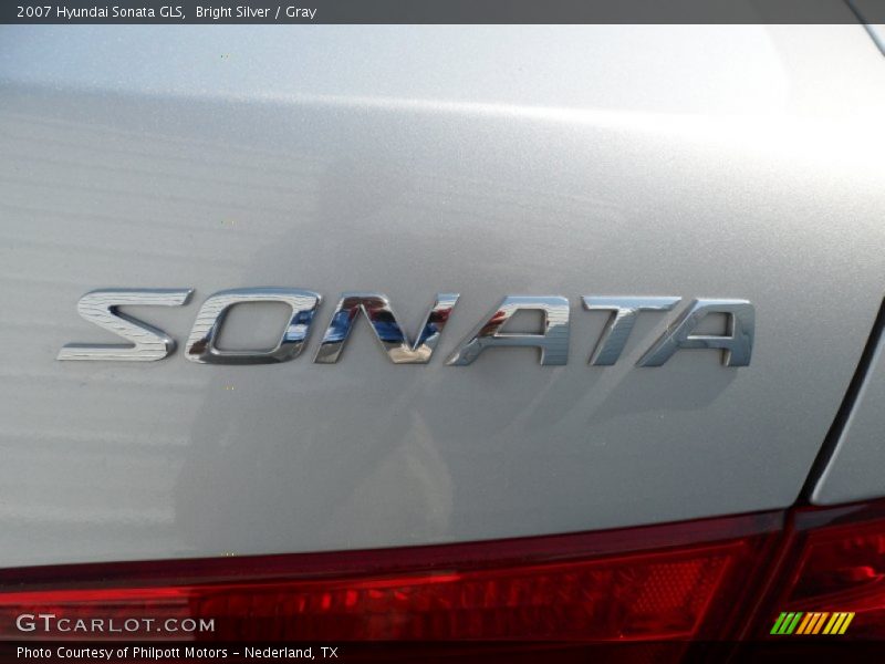Bright Silver / Gray 2007 Hyundai Sonata GLS